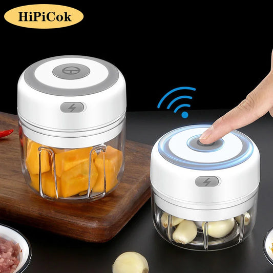 Mini USB rechargeable food chopper in 100 ml and 250 ml sizes, view 2