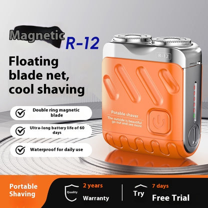 Mini rechargeable rotary travel shaver, view 9