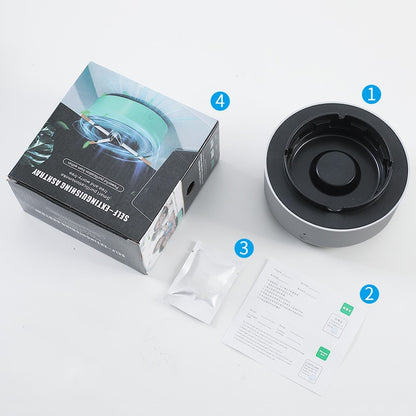 Portable smoke-filtering ashtray and replacement filter options, view 7