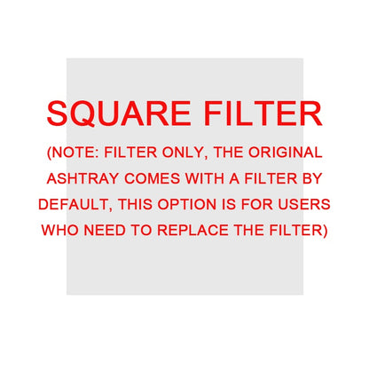 Portable smoke-filtering ashtray and replacement filter options, view 27