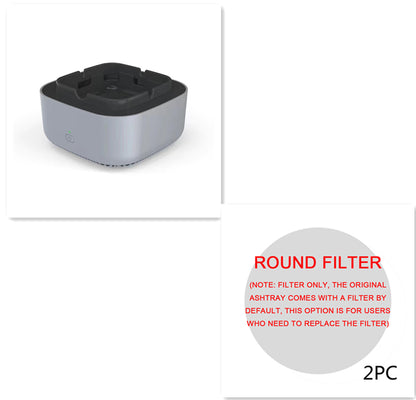 Portable smoke-filtering ashtray and replacement filter options, view 20