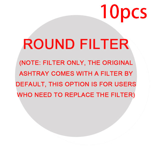 Portable smoke-filtering ashtray and replacement filter options, view 14