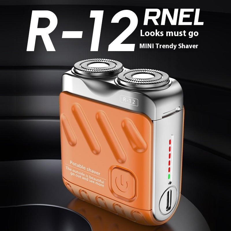 Mini rechargeable rotary travel shaver, view 6