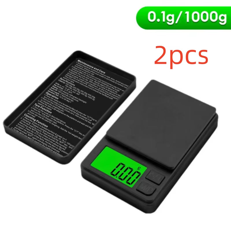 Digital pocket scale with backlit LCD display, view 8