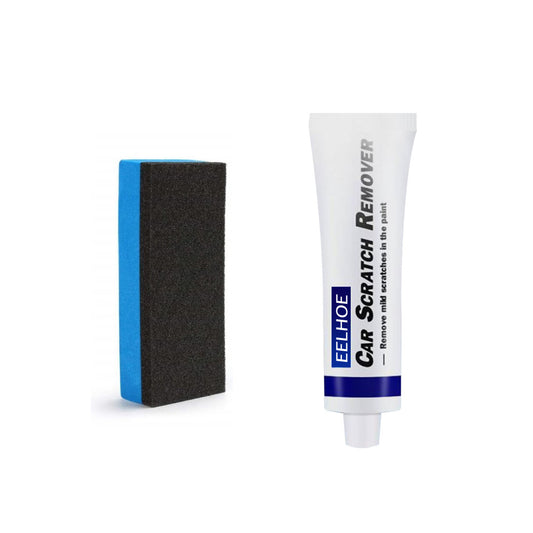 Car scratch repair cream and applicator, view 2