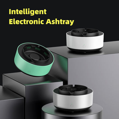 Portable smoke-filtering ashtray and replacement filter options, view 2