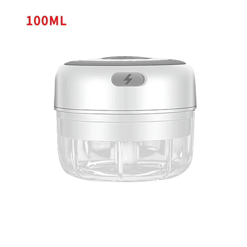 Mini USB rechargeable food chopper in 100 ml and 250 ml sizes, view 10