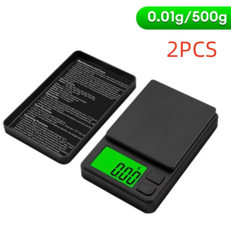 Digital pocket scale with backlit LCD display, view 9