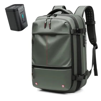 Army green backpack and accessory pictured for Set3