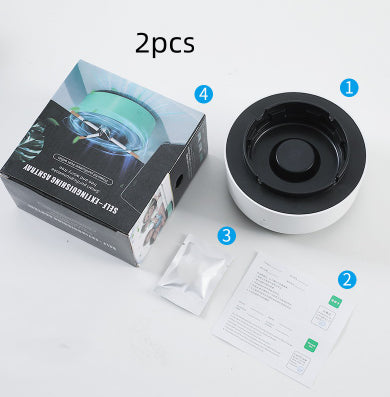 Portable smoke-filtering ashtray and replacement filter options, view 30