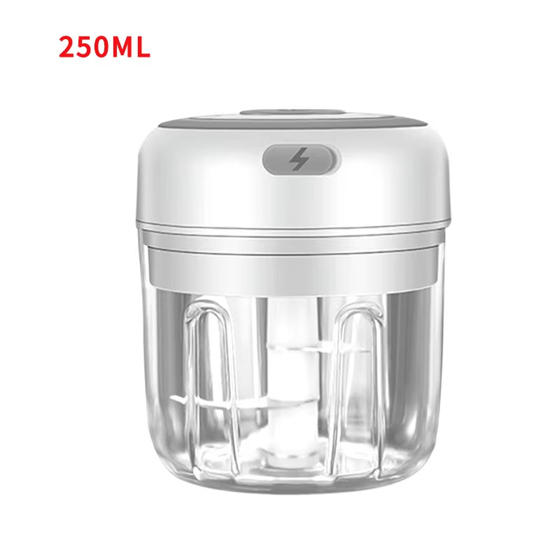 Mini USB rechargeable food chopper in 100 ml and 250 ml sizes, view 11