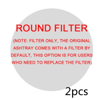 Portable smoke-filtering ashtray and replacement filter options, view 16