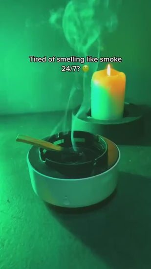 Portable smoke-filtering ashtray and replacement filter options, view 32