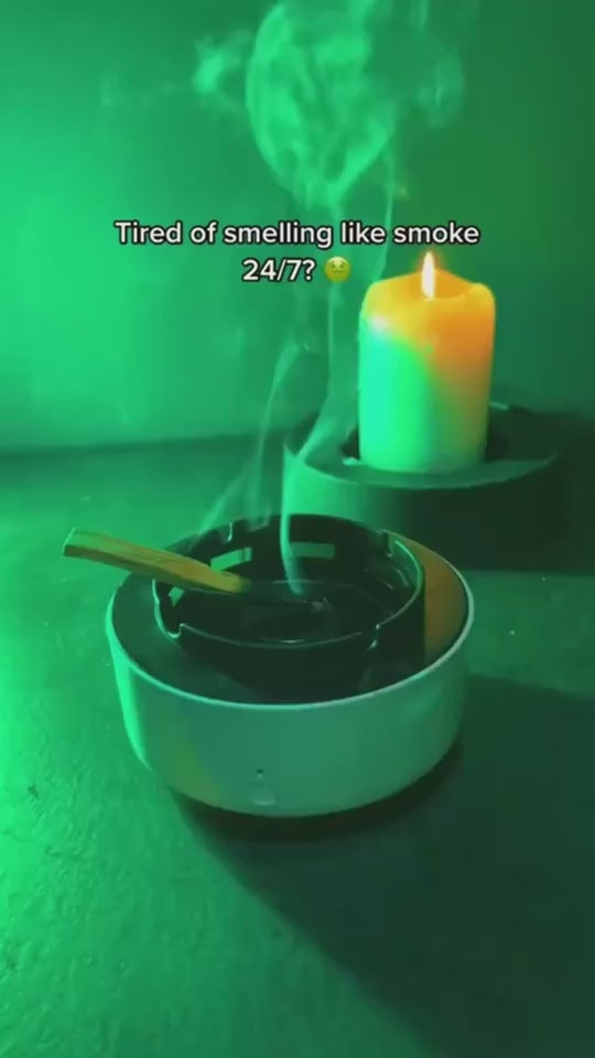 Portable smoke-filtering ashtray and replacement filter options, view 32